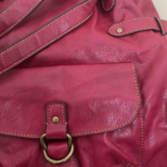 Gorgeous AXCESS Rasberry Red Hobo Bag - Picture 6 of 8